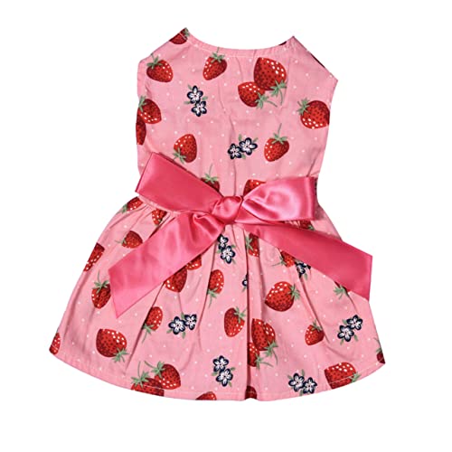 GANAZONO 1 Unidade Roupas Para Cachorro Estimação Vestidos Cachorro Para Cães Pequenos Camisa Verão