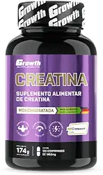 Creatina Creapure 120 Comprimidos - Growth Supplements