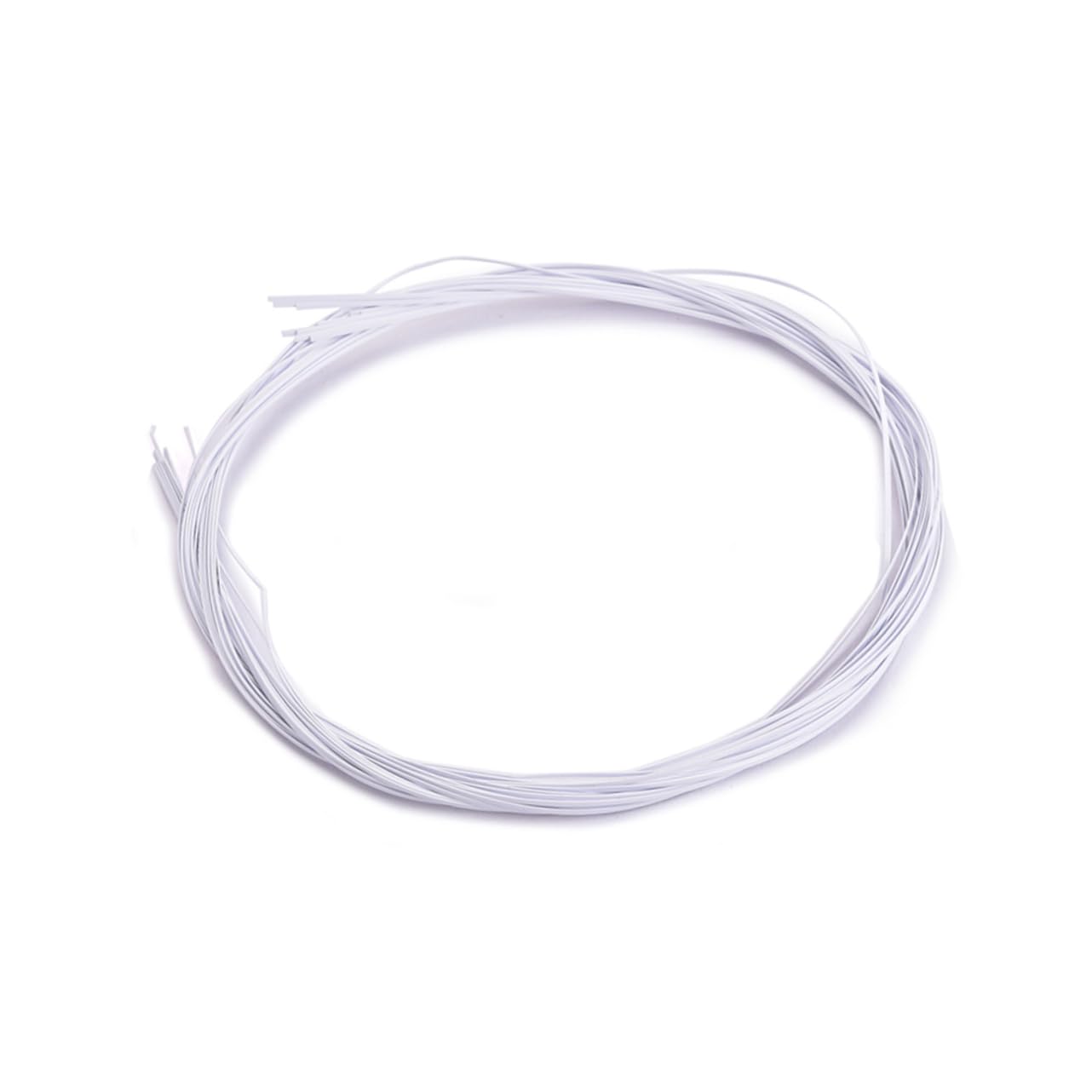 FAVOMOTO White Guitar Binding Strips 10 Pack 0.5mm Width Fit for Acoustic Classical Guitars