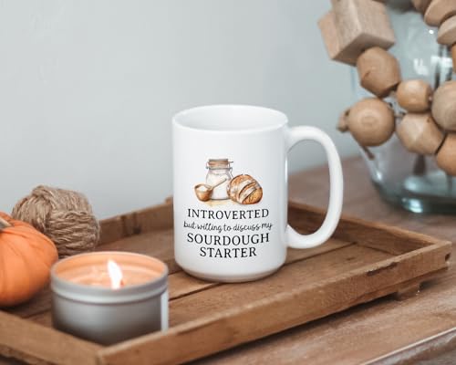 Taza de cerámica para hornear pan masa madre miniatura 6