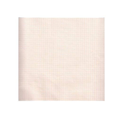 Papel térmico ECG GIMA 32992 de 210 mm x 30 m con cuadrícula naranja para Biocare