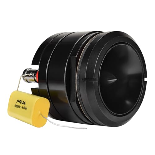 Tweeter Moto PRV MT2.2TWB-4 Bullet Horn court 120W 4 Ohm avec haut-parleur aigu aimant néodyme noir