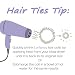 Tacobear 18piezas Gomas de Pelo en Espiral Lazos para Cabello en Espiral...