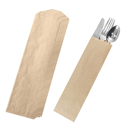 The Baker Celebrations Disposable Kraft Paper Flatware Bags – Made