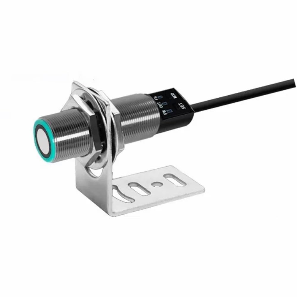 Toplionace Sensor de Distancia Ultrasónico de Alta Precisión RS485 – Rango de 50-500mm, Resolución de 0,13mm, 200 Khz, Ip67, para Medición de Nivel.