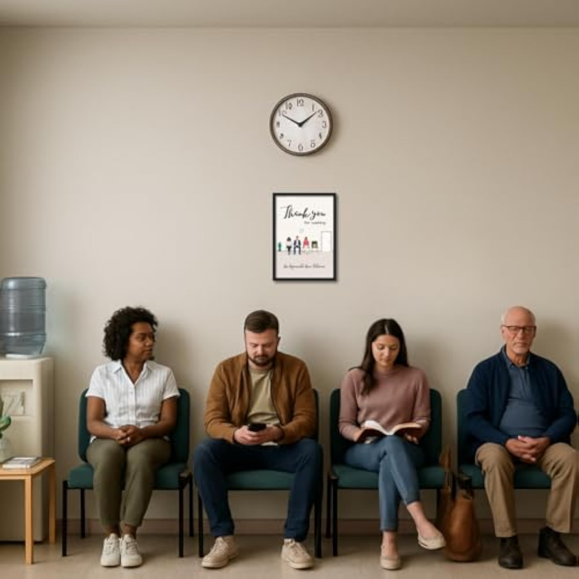 Waiting Area Wall Frame Poster