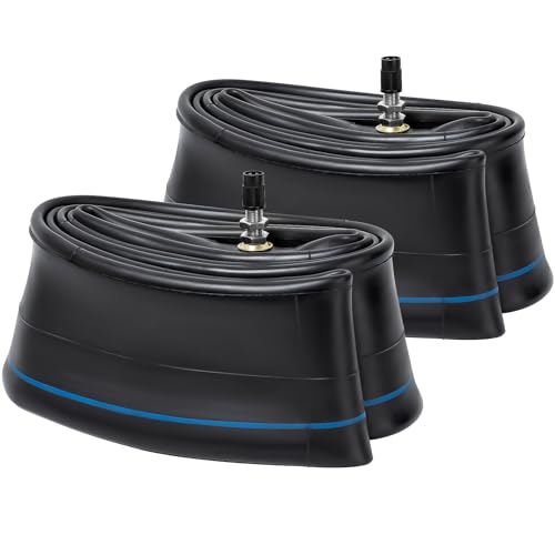 2 Stück 2,75/3,00-21 (80/100-21) Motorrad Schläuche TR4 Dirt Bike Premium Motorrad Ersatz Innenschläuche Schwerlast, kompatibel mit 2,75/3,00-21 Motorrad Dirt Pit Bike Vorder und Hinterradreifen