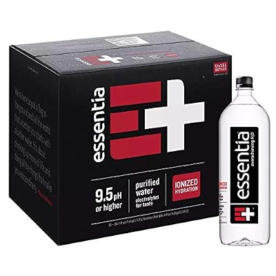 Essentia Water; 1.5-Liter Bottle; Ionized and Alkaline Hydration; Mineral Infused with 9.5 pH or Higher; Electrolytes for Taste; Pure Drinking Water that Powers a Thirst for Life