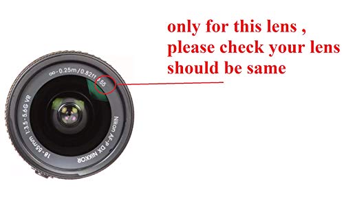 FND-Replacement-LC-55A-for-Nikon-AF-P-DX-18-55mm-f35-56G-VR-Lens-Cap-Black-55-mm-Please-Check-Images-for-Compatibility