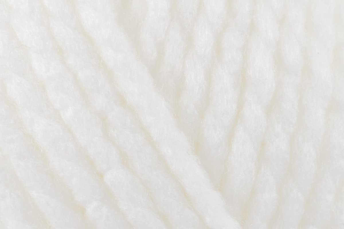 Sirdar Hayfield Bonus Super Chunky Yarn for Crochet - 100g - Single (1 Ball) - White (961), 100% Acrylic Machine Washable Knitting Wool Yarn for Blankets, Scarves, Hats & Cushions