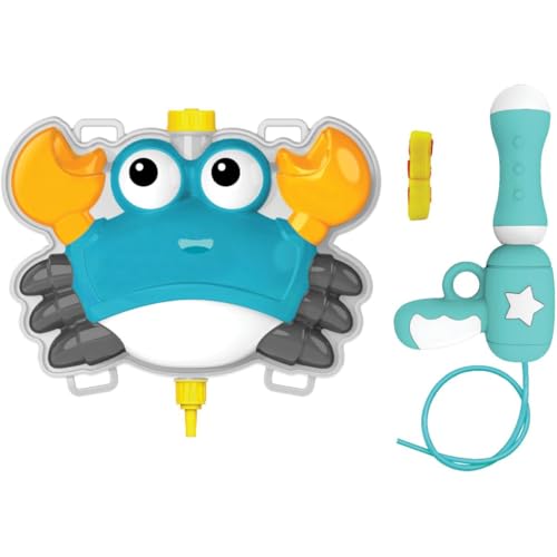 Lança Água, Toy Mix, Caranguejo, Mochila, 1,3 Litros