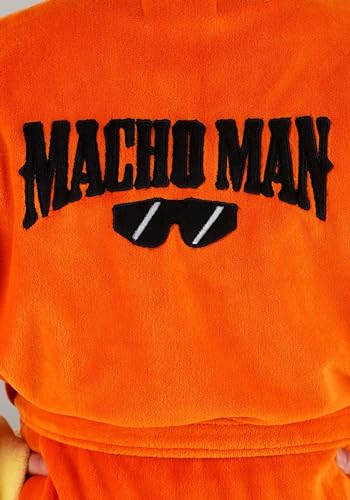 Officially Licensed WWE Men's Macho Man Randy Savage Bathrobe | Soft & Cozy Loungewear for Adults | WWE Gifts3