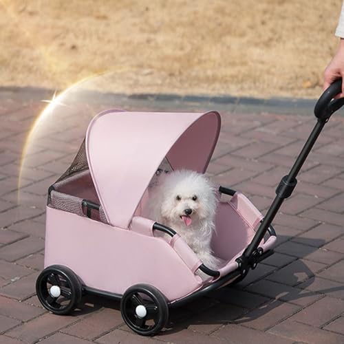Cochecito para perro plegable que soluciona el transporte en ciudad 3