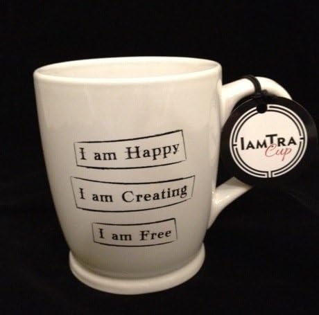 I Am ... Coffee Tea Ceramic Mug (...Happy Creating Free)