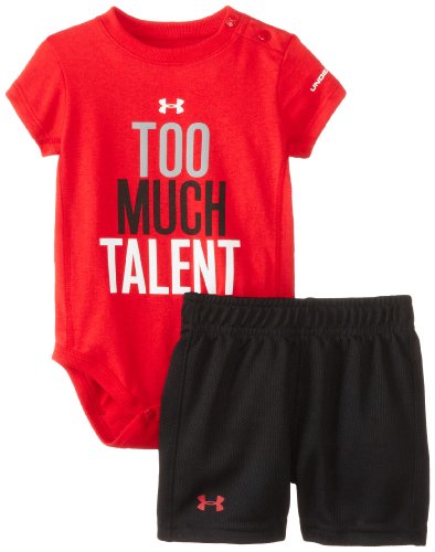 Image of Under Armour Baby-Girls Newborn Nb Too Much Talent Short Set