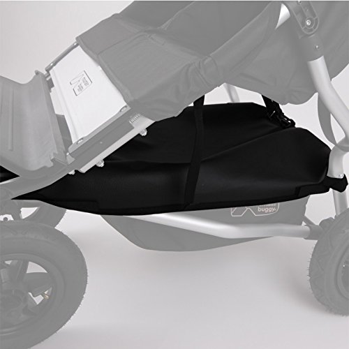 Cubre Cesta para Mountain Buggy Duet 3.2-3.0 - 2.5 POLIPIEL NEGRA (Impermeable) - Gran volumen al no tener cremalleras