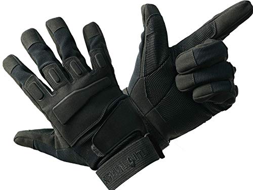 Survival Outlaw - Black Tactical Shooting Gloves – Impact Protection for Airsoft