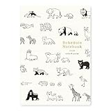 2026年 手帳 9月始まり A5 月間ブロック見開き アニマルパレード【オールアニマル】 DN-2