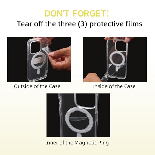 Coque fine iPhone 14 compatible MagSafe transparente rigide