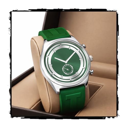 Image of styledose Men's Watch Analog Quartz with Chronograph & Silicone Strap -Casual & Formal Wrist Watch for Men