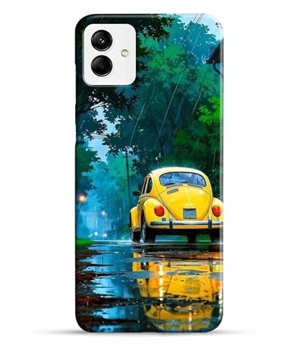 Image of Printed Hard Back Case Cover & Compatible for Samsung Galaxy M13 5G | Samsung M13 5G | Car Painting Art (Multicolor) - D1197