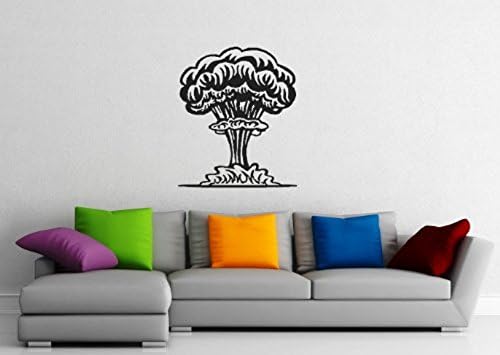 XX Plus Fashion Wall Decal Atomic Bomb Explosion Disaster Ig Sticker For You