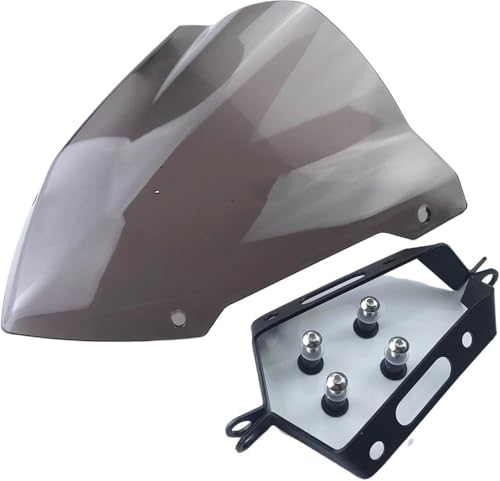Pare-brise pour moto MT-07 délecteur de vent fumé anti-turbulence et rigide