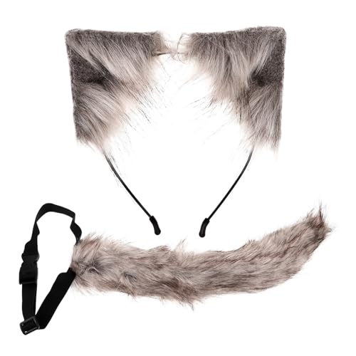 Serre-tête chat et fausse queue Healvian pour cosplay et fête