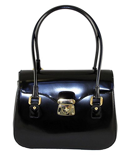 Gilda Tonelli 9262, Sac à Main pour Femme Noir Noir B 30 x H 25 (mit Henkel ca. 45 cm) x T 14