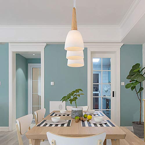 Lámpara de bar E14 con iluminación nórdica de techo para dormitorio 5