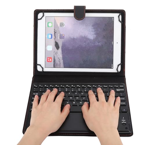Teclado Bluetooth con batería de 72 horas y panel táctil integrado para tabletas de 9 a 10.5 pulgadas