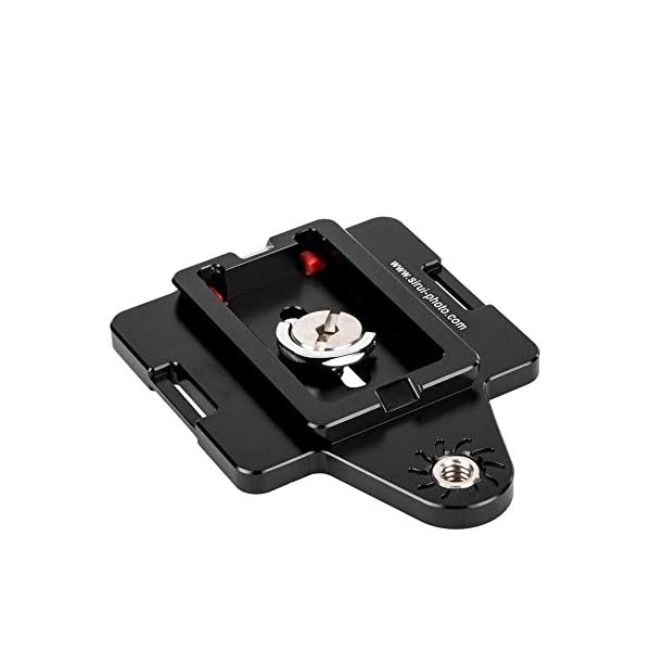 SIRUI AM-LP70 Schnellwechselplatte mit Gewinde für Kameragurt, Sliding Stopper, Arca Swiss kompatibel, Groß – Bild 3