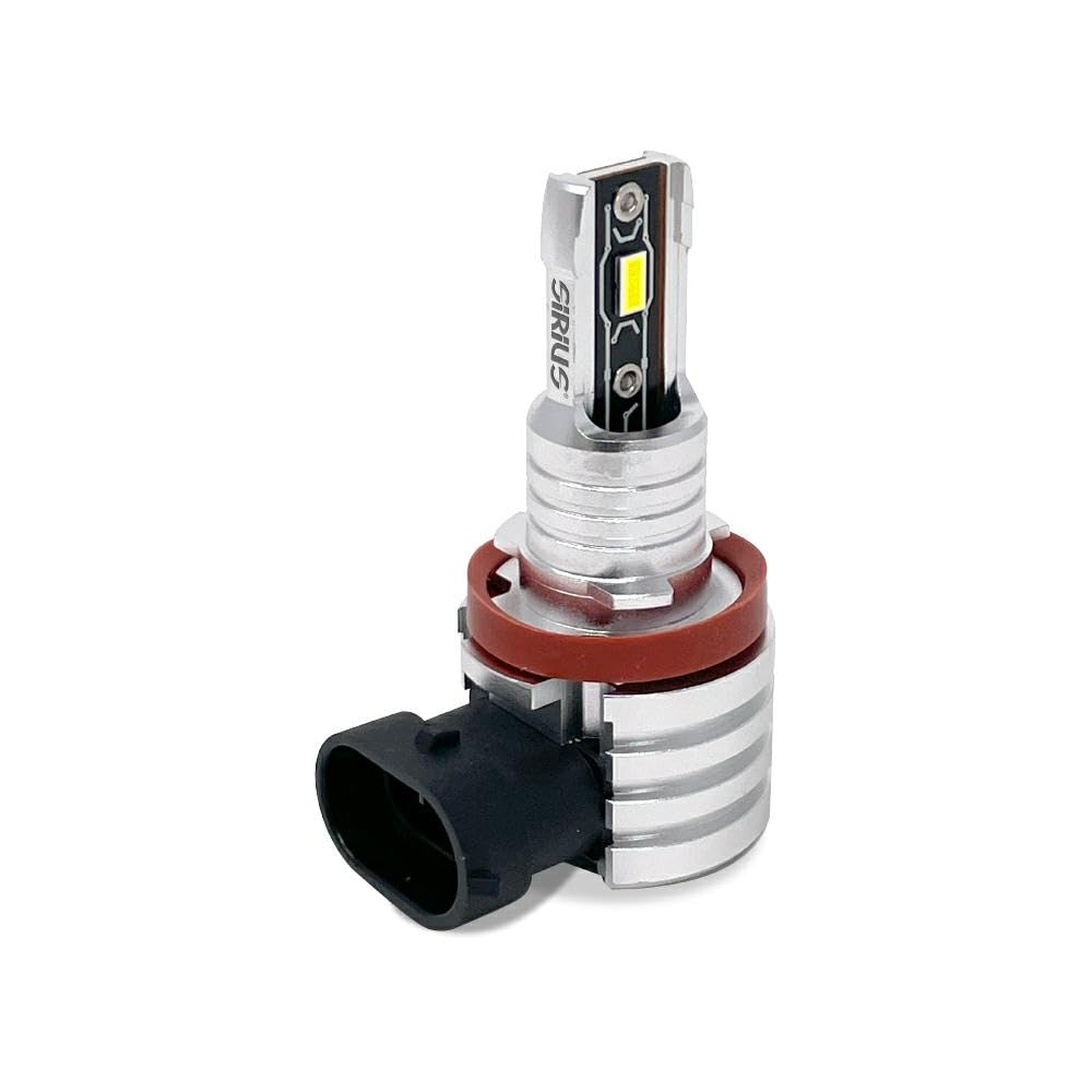 Sirius Kit 2 Headlight Led H8/H9/H11/H16 Junior Series -12V 6000K - 2600 Lumens - Compatible Auto Moto