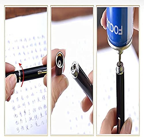 Image of Ritmo 2 in 1 Ball Point Pen Shape Windproof Ultra Thin Lighter - Long Strip Metal Jet Straight Fire (Gas Not Included) (Blue)