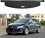 JLVVW Auto-Kofferraumabdeckung, Rollo, Hintere Kofferraum-Paketvorhang-Ablagen, Gepäckladung, Schild-Kofferraumabdeckung, Für V-W Golf Alltrack Wagon 2013–2019