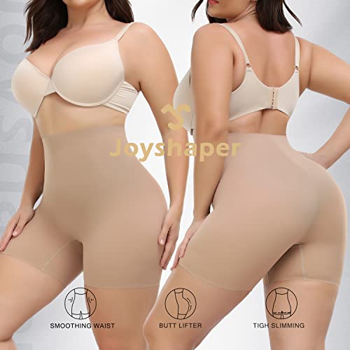 JOYSHAPER Slip Shorts for Women Under Dresses Elastic Anti Chafing Underwear Lace Slip Yoga Biker Shorts Boxer Briefs