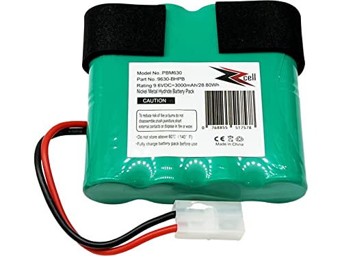 ZZcell® Battery PB-8Cell Replacement Water Tech 9630-BHPB, 8C2219MF-AF, 31065248 Vacuum 9.6Volts 3000mAh by ZZcell - Used condition - US$24.56
