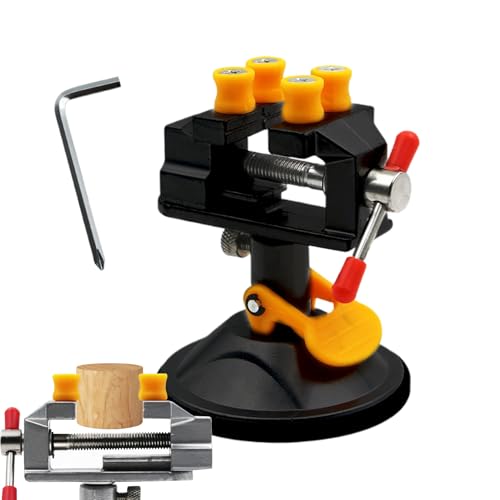 Tornillo De Banco | Tornillo Giratorio 360 Grados Con De Sujeción - Aleación De Aluminio Herramientas Pequeñas De Tallado Con Abrazadera De Mesa Con Para Metalurgia Joyería Carpintería