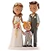 dekora 0 decorazioni torte per matrimonio-fidanzati con bambino, resina, multicolore, taglia unica