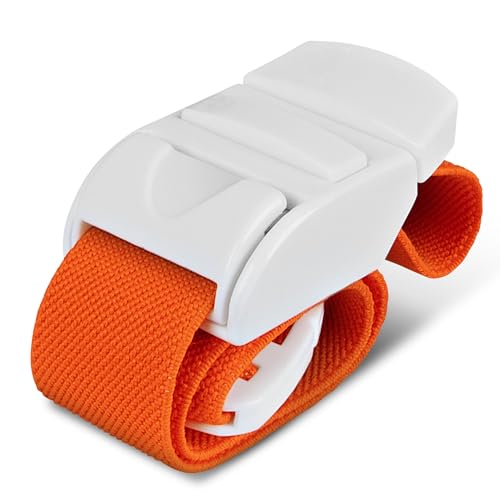 Pulox Venenstauer - Tourniquet Professionelle medizinische Staubinde mit Verschluss-Schnalle – Orange