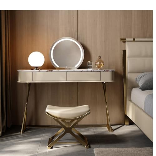 Pouf multifonctionnel rembourré pour assise de maquillage stable - 5