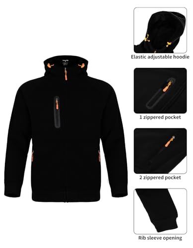 Mens Sweatsuits 2 Piece Sets Fleece Tracksuit Jogging Suits Sets Casual Outfits for Men3