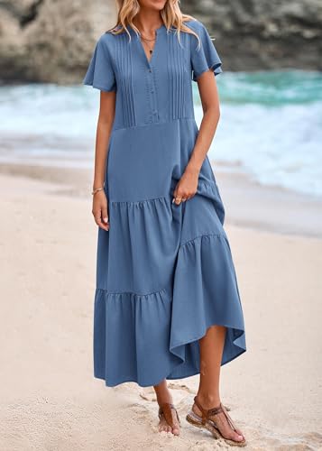 Image of KIRUNDO Summer Maxi Dresses for Women 2026