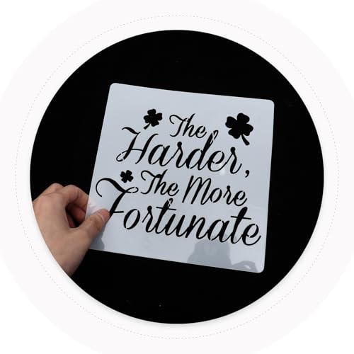 Plantillas reutilizables de pintura para decorar paredes y álbumes de recortes personalizados 4