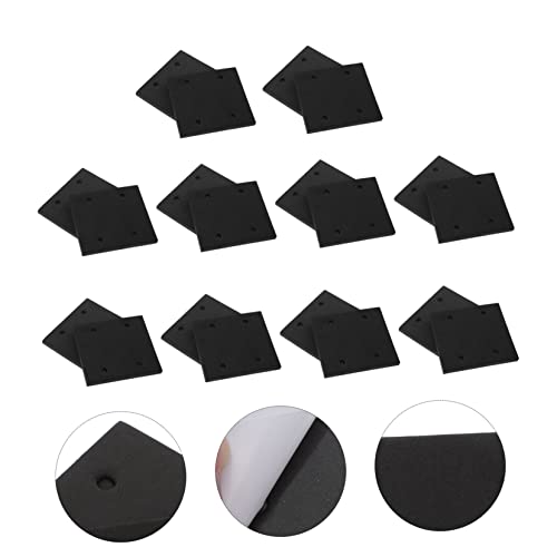 TEHAUX Almofada De Acabamento De Móveis 100 Peças Polidor De Vidro Esponja De Espuma Lixadeira Trase