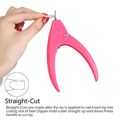 Drnail-Acrylic-Nail-Clipper-Fake-Nail-Tip-Cutter-Professional-Nail-Trimmer-for-Acrylic-Nails-Cutter-Fake-Nail-Tip-Clipper-Tool-for-Salon-Home-Nail-Art-Beauty-Design-DIYBlack
