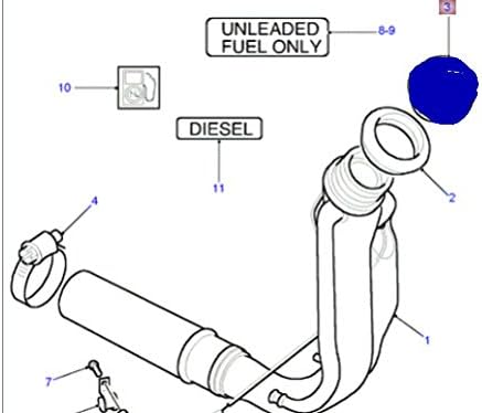 LAND ROVER FUEL TANK CAP GAS CAP DISCOVERY II 99-04 RANGE ROVER 4.0 4.6 WLD500100 EUROSPARE