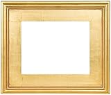 Creative Mark Plein Air Wooden Picture Frame - 5X7 Gold - Professional Single Frame for Art Panels, Stretched Canvas, Pictures and More, Glass and Backing not Included