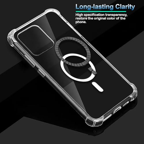 Image of Amazon Brand - Solimo Soft Thermoplastic Polyurethane Wireless Charging Support Back Cover for Motorola Moto Edge 40 5G - Transparent
