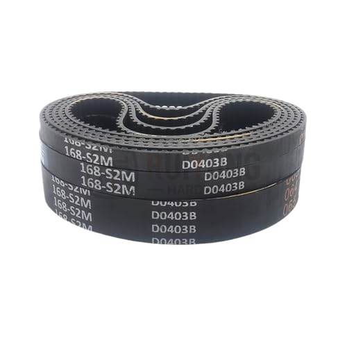 Courroie S2M 252mm de distribution synchrone en caoutchouc boucle fermée 15mm